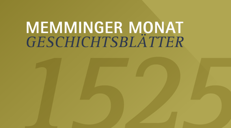 Memminger Geschichtsblätter – 1525