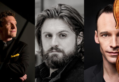 Portraits der drei Musiker Markus Schirmer, Konstantin Krimmel, Linus Roth