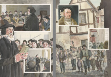 Bilder aus der Grafik Novel von Giulio Camagni