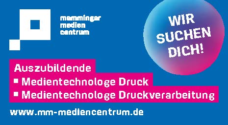 Anzeige Ausbildung MedienCentrum