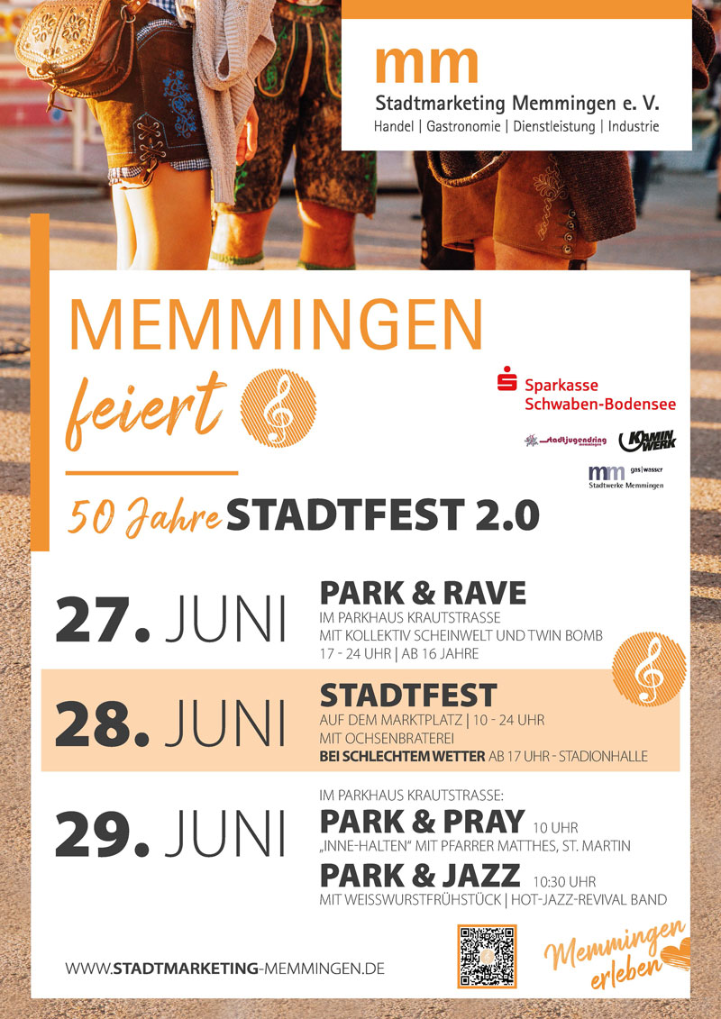 Anzeige Stadtmarketing für das Stadtfest