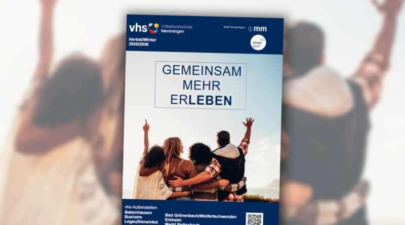 Titelseite des neuen vhs-Programms