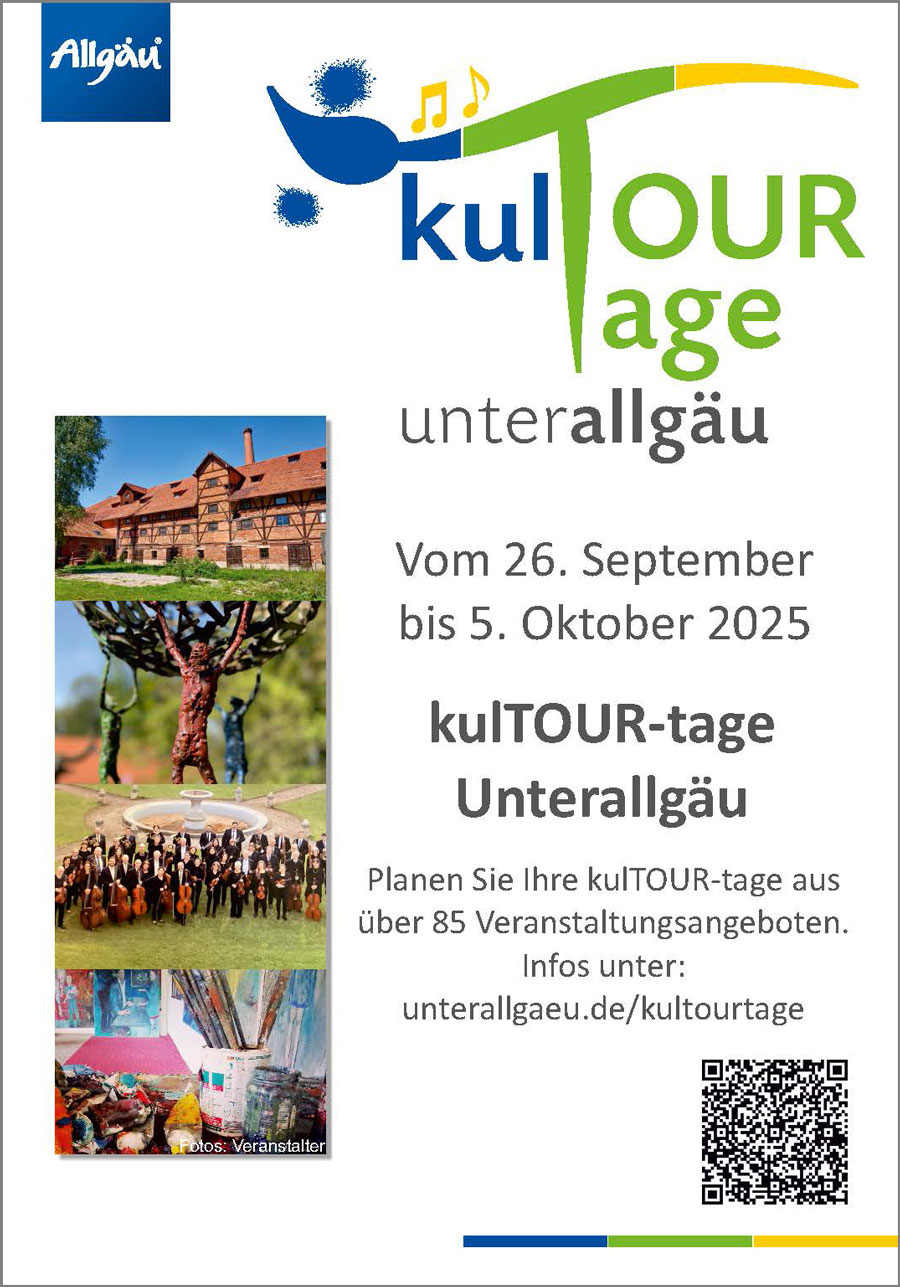 Anzeige Kultour-Tage Unterallgäu