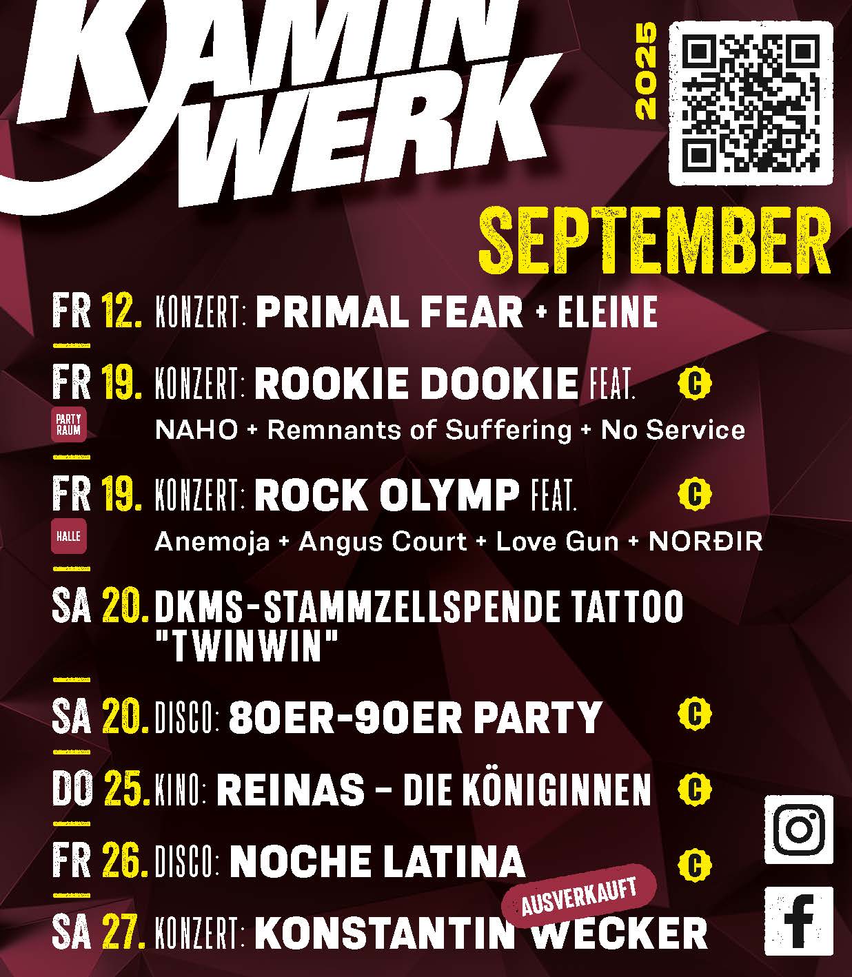 Anzeige Kaminwerk September