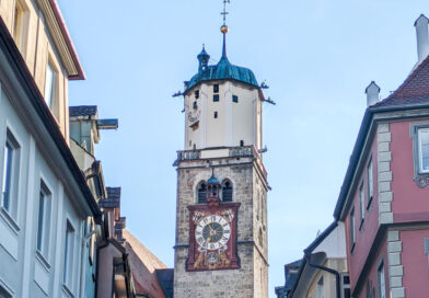 Der Turm der Kirche Sankt Martin in Memmingen
