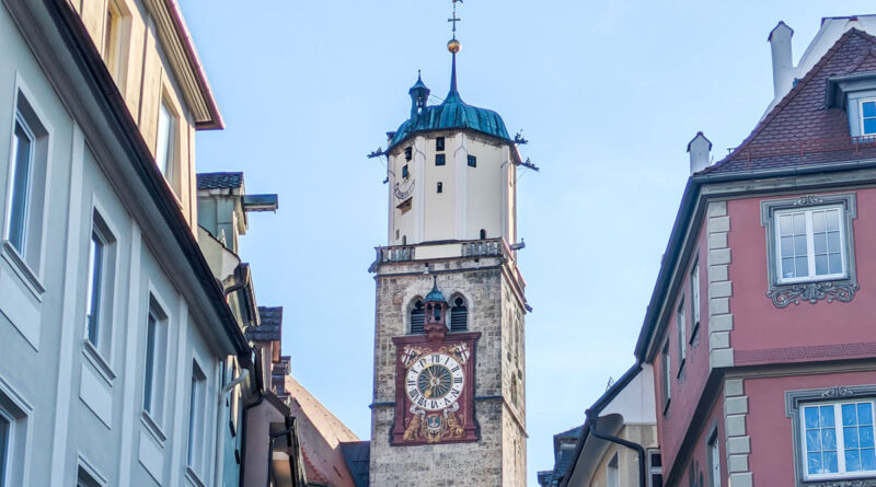 Der Turm der Kirche Sankt Martin in Memmingen
