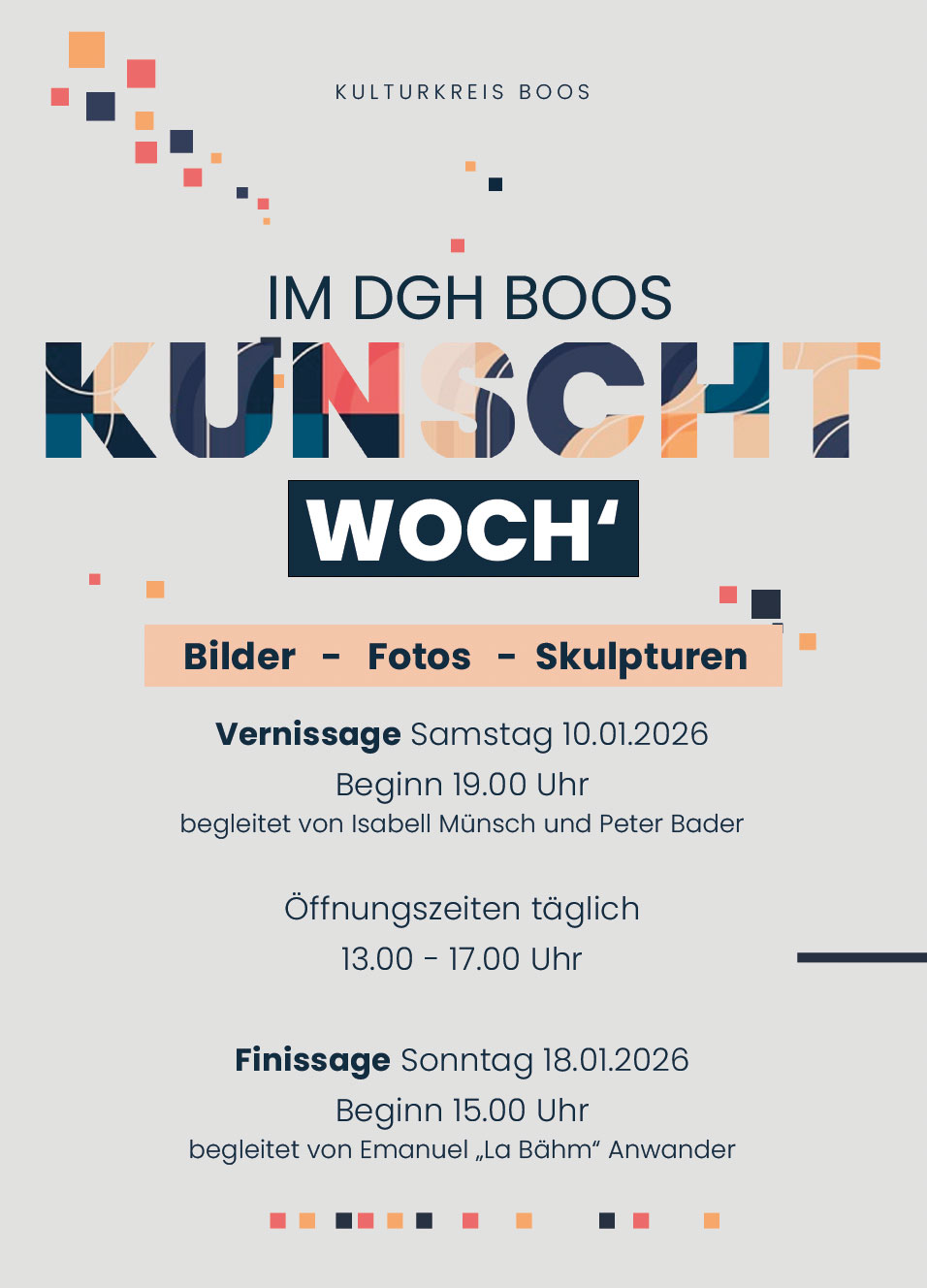 Anzeige KunschtWoch Boos