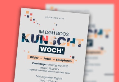 <span style="font-size: 16px;">ab 10. Januar, Boos </span><br>2. Booser Kunschtwoch‘ Flyer der Ausstellung
