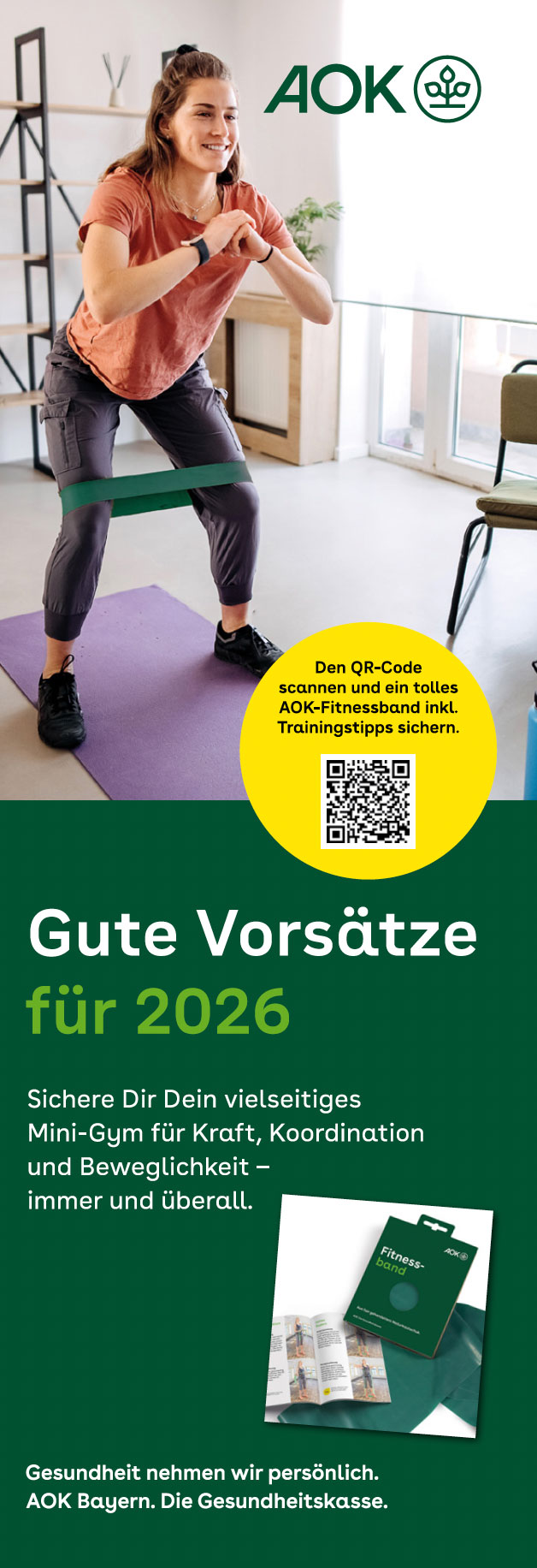 Anzeige AOK Bayern Februar