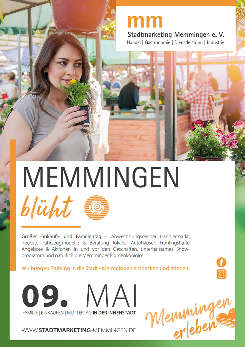 Anzeige Memmingen blüht