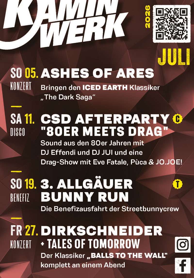 Anzeige Kaminwerk Juli